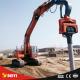 Beiyi v330 pile hammer equipment vibratory sheet pile driver for all excavators hot sales