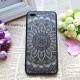 PC+TPU Black Silk Wolf Totem Pattern Back Cover Cell Phone Case For iPhone 7 6s Plus