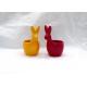 Easter Bunny Ceramic Vases And Pots Colorful Flower Pots For Table Decoration