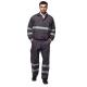 Pilling Resistance Industrial Work Uniforms With Double Stitching And Back