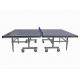 Moveable Sport Tennis Table Foldable UV 25mm Top With Bat And Ball Holder Indoor