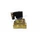 G3/4 2 / 2Way Brass Solenoid Valve High Pressure Normal Close Type