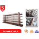 Metal Gondola Store Shelving / Department Store Shelving With Wire Mesh Panel