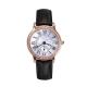 Leather Strap Women'S Digital Watch 210mm Length Strengthened Mineral Mirror