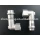 Ss 304L 316L Press Fit Pipe Fittings 90 Degree Female Threaded Adapter