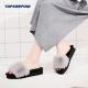 Custom Winter Outdoor Sliders Womens Fluffy For Lady
