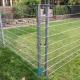 Garden Galvanized Wire Fence Panels 200 X 50mm Mesh Hole High Performance