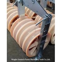660mm Nylone Sheaves Pilot Wire Rope Condutor Stringing Pulley Block