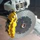 Upgrade Car Brake Calipers 8520 Big 6 Piston Calipers Yellow Color Fit For Zeekr 001