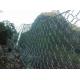 Galfan Ring Net Rockfall Protection Netting Wire Rope Mesh For Slope Protection