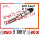 New Bosch Diesel Fuel Common Rail Injector 0445110250 0445120060 5263321 1703934 For DAF Ford Ranger Mazda BT50 2.5L WLA