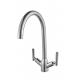 Single Hole Kitchen Sink Mixer Taps Modern Style Brass Material T91010