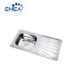 Stainless Steel Kitchen Sink For Hotel Single Bowl Kitchen Sink For House Topmount Kitchen Sink For Hospital