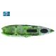 Plastic Material River Fishing Kayak , Single Sit On Top Kayak Fishing Boat For Recreation