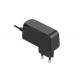 18W EU Plug Universal AC Power Adapter Black Color Energy Star Class 6 Efficiency