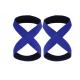 Custom Logo Fitness Safety Nylon Elastic Gym Sports Wrist Support Wraps