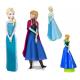 Blue Snow Color Disney Frozen Figurines Cartoon Shampoo Bottle ANNA ELSA Princess Container