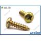 Yellow 410 Stainless Philips Pan Head Sheet Metal Self-Tapping Screw