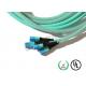 MM OM 2 MPO Fiber Optic Patch Cord 8 / 12 / 24 - Core For Coherent Transmission