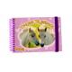 Elastic band closure water proof paper cover Spiral Bound Notebook