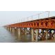 OEM / Custom Welding Modular Steel Bridge / Compact Prefabricated Bailey Bridge