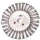 Circular Knotted Wire Wheel Brush / Wheel Cleaning Brush Customized Size