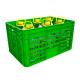 Vented Mesh Basket for Shopping Customized Color Foldable Plastic Turnover Basket