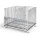 Stackable Metal Foldable Wire Mesh Container Stainless Steel Material