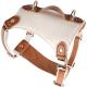 Premium Adjustable Leather Pet Harness And Leash Set Stylish Comfortable And Durable