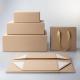 Custom Matte Gold Paper Box Packaging Foldable Jewellery Gift Box