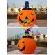 Party Decoration 0.55mm Inflatable Pumpkin Halloween With Light