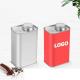 Customized Printing Tin Coffee Cans With Screw On Lid