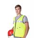 Stay Cool and Productive with Fashion Fluorescent Yellow Short Sleeve Cooling Vest