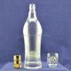 Transparent Glass Vodka Bottle Made in Ukraine with Frosted Design at CIF