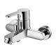 OEM Wall Mounted Bath Mixer Taps With Diverter Valve Contemporary