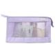 Eco-Friendly Promotional Zipper Transparent Mesh Cosmetic Bag