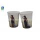 Hot Beverage Color Changing Paper Cups No Leakage White Paper Coffee Cups