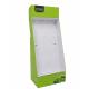 Green / White Color Stationery Display Rack Floor Standing Type Solid Structure