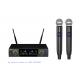 LS-810    UHF double channel  wireless microphone system  with screen / new model