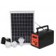 Home Generator Kits 15w Portable Solar Power Systems With All In One Inverter Controller Battery