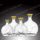 Customized Clear Super Flint Glass Spirit Bottle