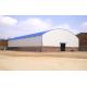 Large Span Steel Arch Buildings Metal Arch Roof Truss Sheds For Steel Material Storage