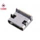 ROHS approved 30V Max 16 Pin Usb Type C Female Connector