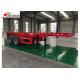 ABS Anti - Lock Braking Lowboy Flatbed Trailer With Water Proofed Paint