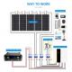 Hybrid Solar System 10000W Solar Panel Complete Kit Solar System Price List 3kw 5kw 10kw 15kw 25kw Lifepo4 Lithium