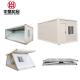 Customized Color Foldable Mobile Stackable Self Storage Container for Steel Material