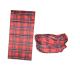 Wholesale micro-polyester checkered pattern seamless tube scarf 10pcs per order