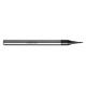 HRC55 Ball Nose Micro End Mill with AlTiN Coating 0.8 mm Diameter
