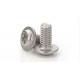 Phillips Stainless Steel Machine Screws , Flanged Button Head Screw ISO9001 Approved