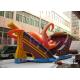 Outdoor Octopus inflatable Boat Dry Slide With Tow Lane for kids paradise fun city